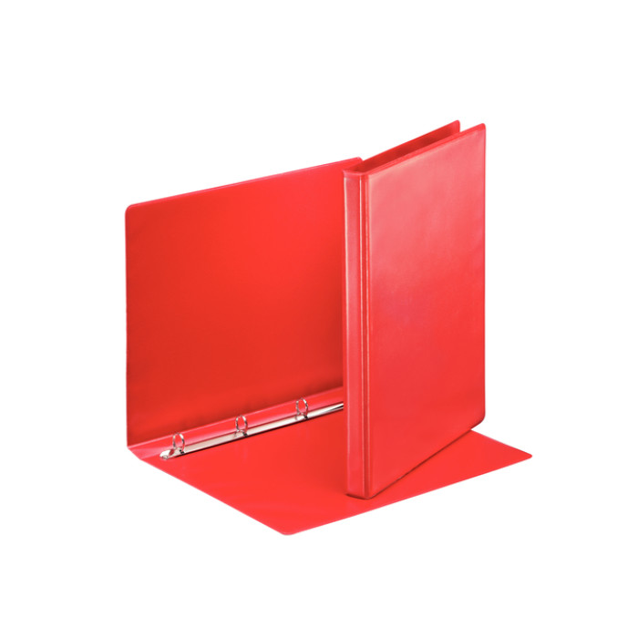 Presentatieringband Esselte Essentials panorama A4 4-rings O-mechaniek 16mm rood