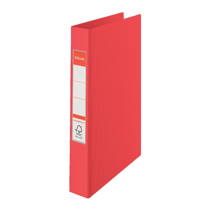 Ringband Esselte Vivida A4 42mm 30% gerecycled PP folie rood