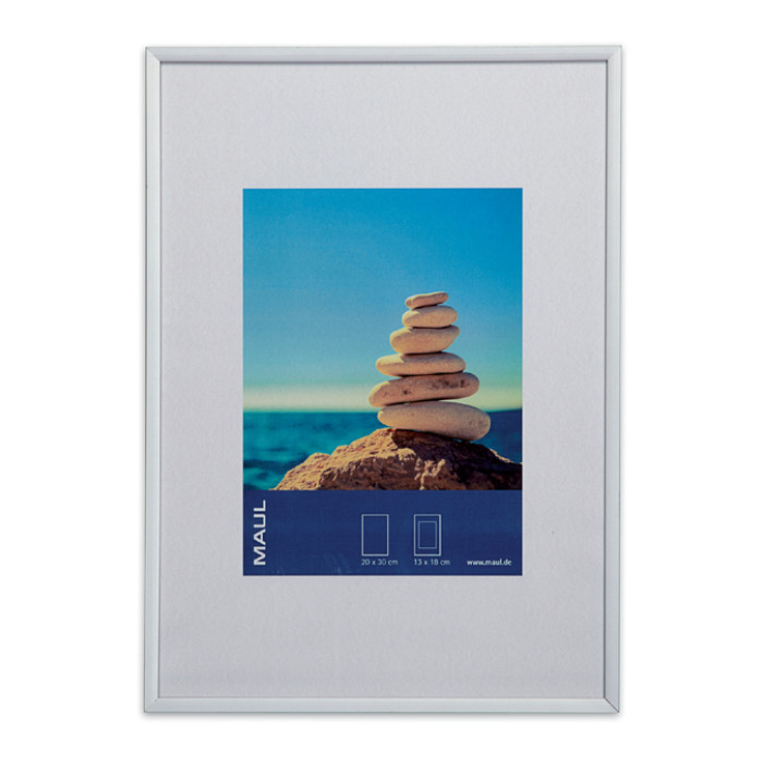Fotolijst MAUL design 21x30cm aluminium frame zilver