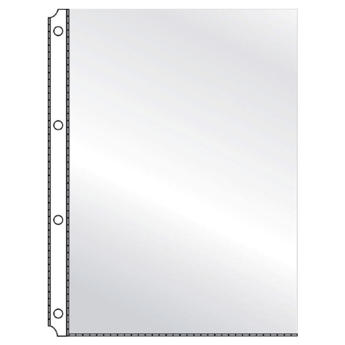 Showtas Quantore A4 4-gaats PP 0.08mm glad 100 stuks