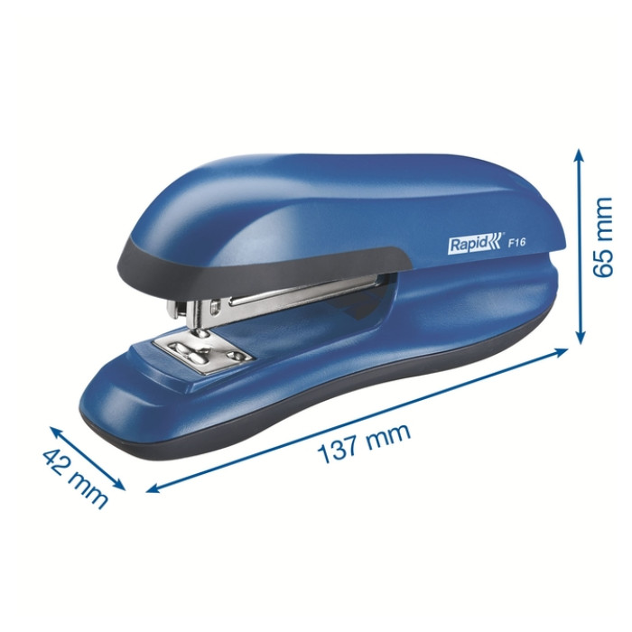 Nietmachine Rapid Fashion fullstrip F16 20 vel blauw