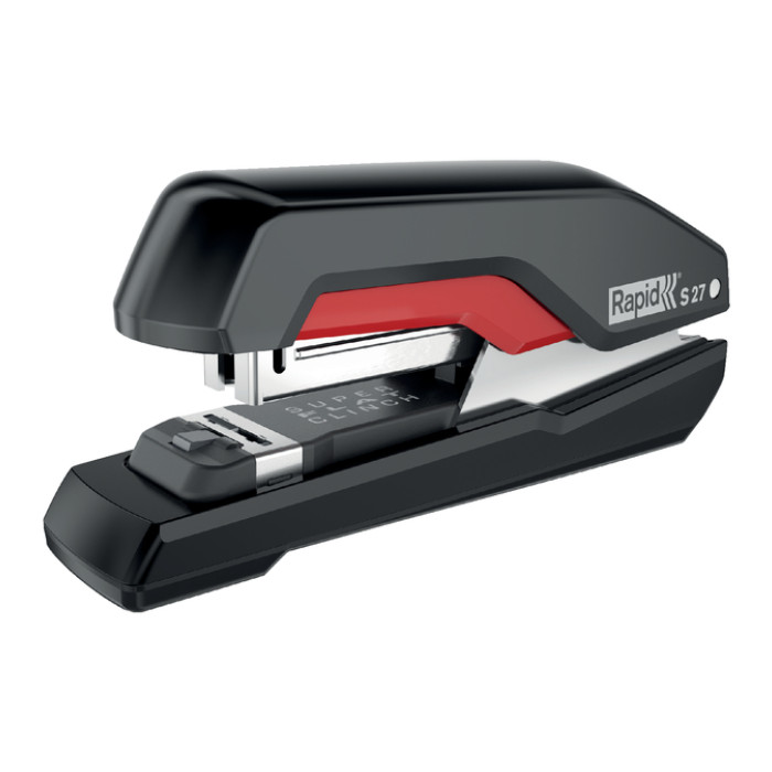 Nietmachine Rapid Supreme halfstrip s27 30 vel zwart/rood