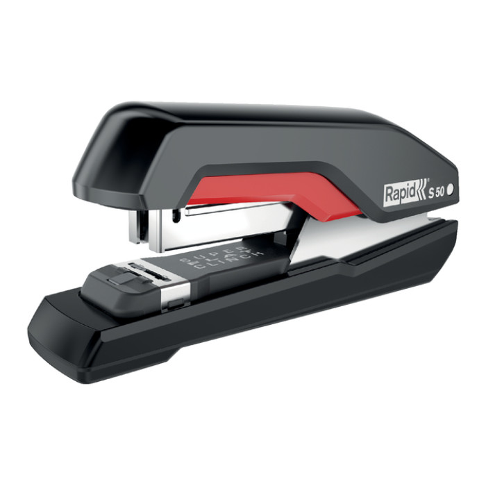Nietmachine Rapid Supreme fullstrip S50 50 vel zwart/rood