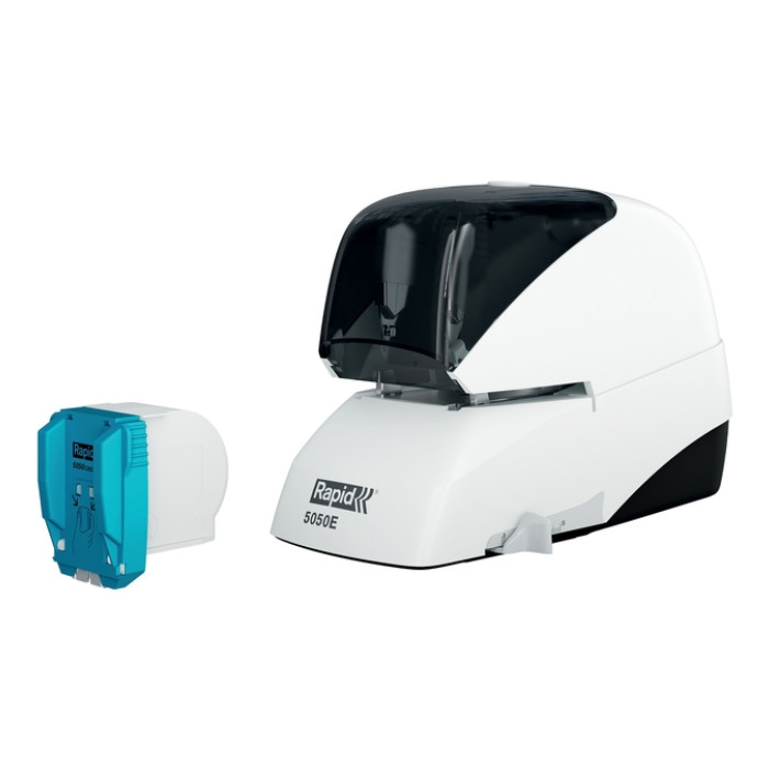 Nietmachine Rapid eletrisch contactloos R5050E wit/zwart