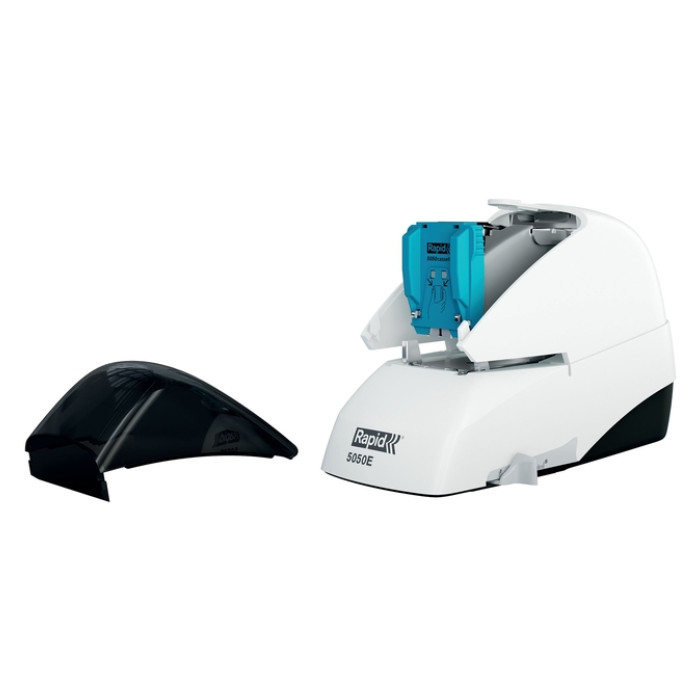 Nietmachine Rapid eletrisch contactloos R5050E wit/zwart