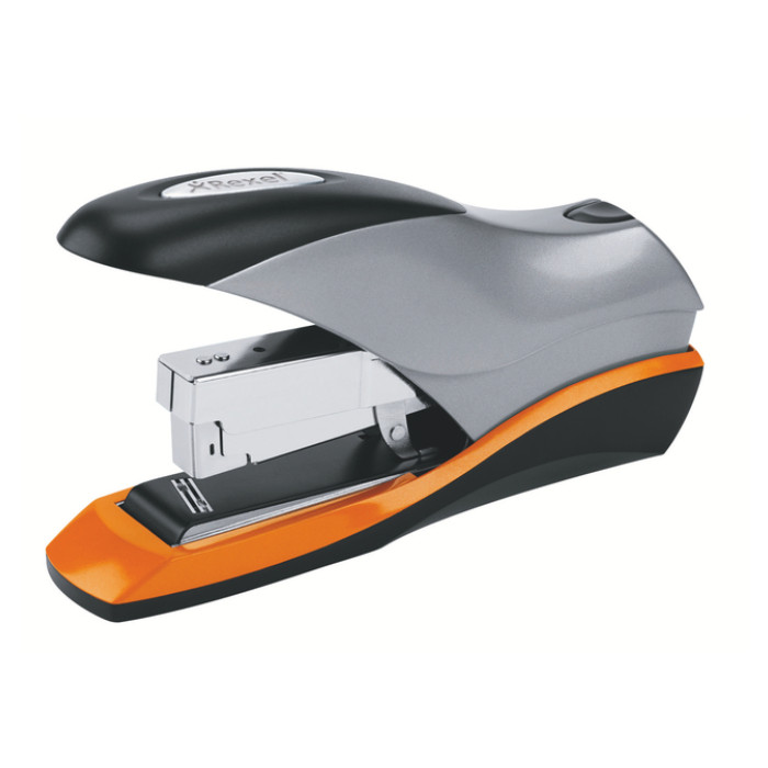 Nietmachine Rexel Optima 70 Low Force Heavy Duty 70vel zwart/zilver