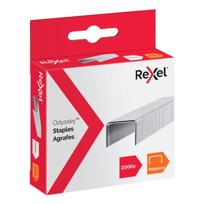 Nieten Rexel Odyssey verzinkt 2500 stuks