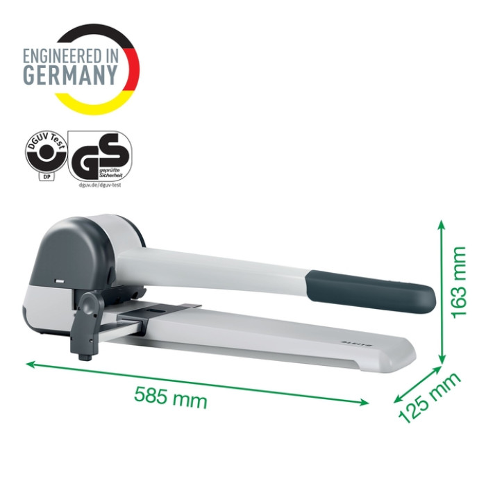Perforator Leitz Heavy Duty Super 5182 250 vel zilver