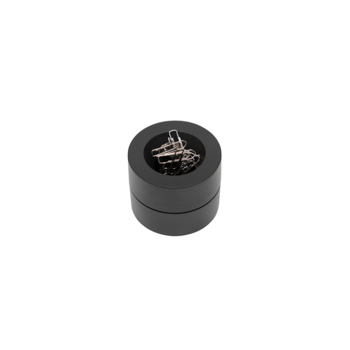Papercliphouder MAUL Pro magnetisch Ø73mmx60mm zwart