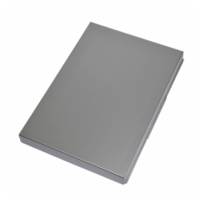 Klembordkoffer MAUL Assist A4 staand zijopening aluminium