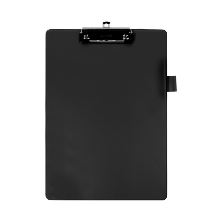 Klembord Quantore A4 staand zwart met 100mm klem