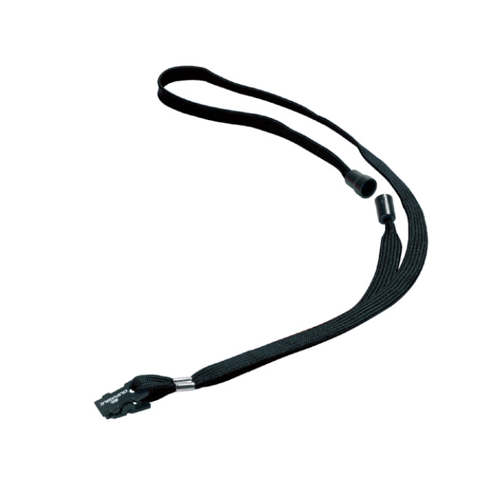 Textielkoord Durable 8119 met klem zwart