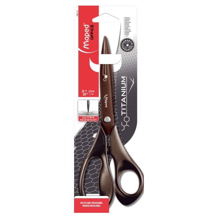Schaar Maped Titanium 21cm zwart