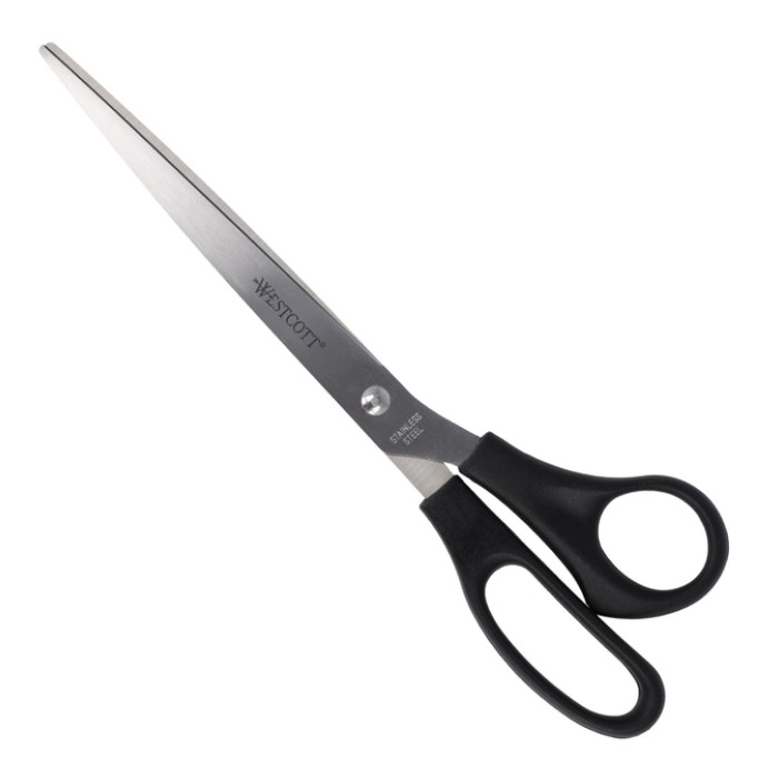 Kantoorschaar Westcott 260mm met kunststof grip rvs
