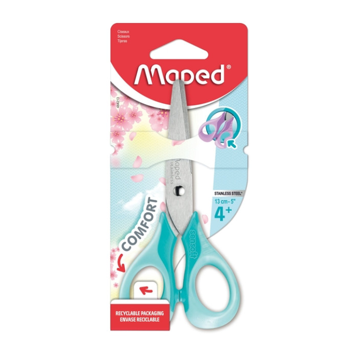 Kinderschaar Maped Sensoft 13cm rechtshandig pastel assorti