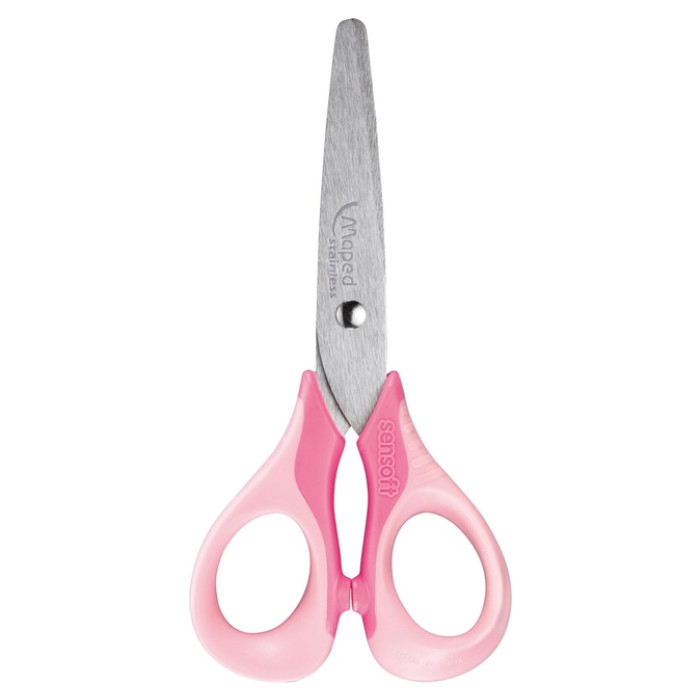 Kinderschaar Maped Sensoft 13cm rechtshandig pastel assorti