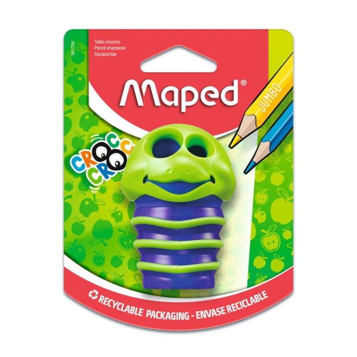 Puntenslijper Maped Croc Croc Bug 2gaats assorti