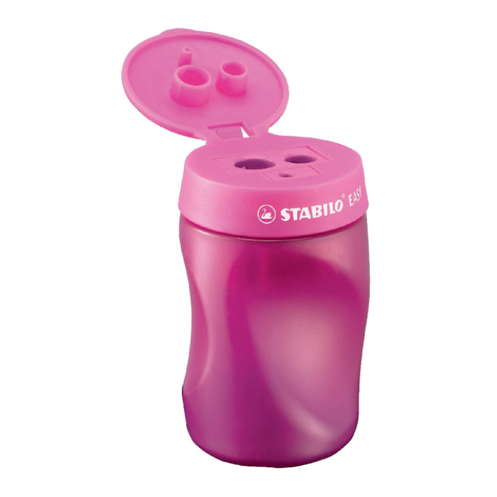 Puntenslijper STABILO Easy 4501 3 in 1 linkshandig roze