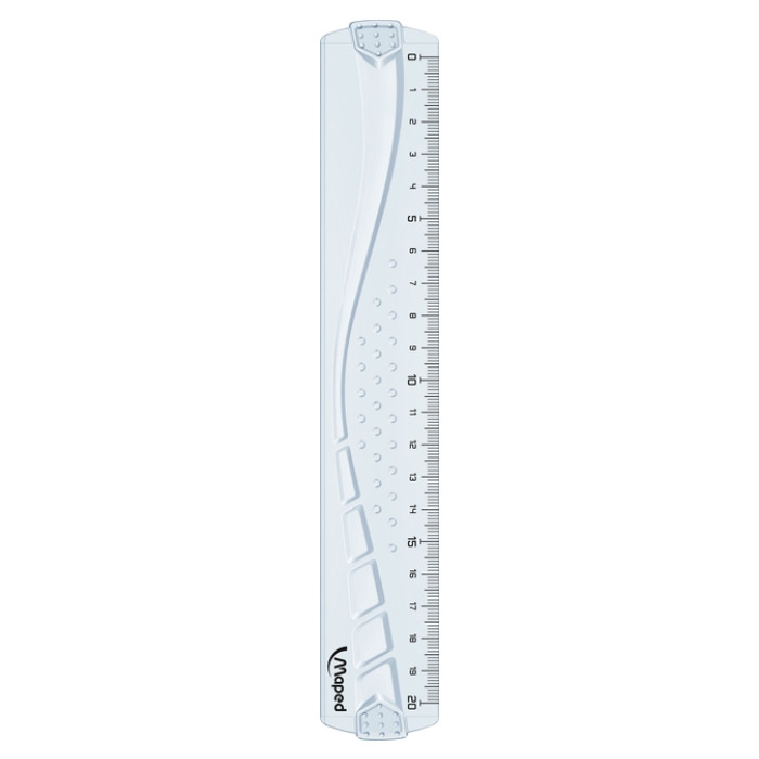Liniaal Maped Geometric 20cm transparant