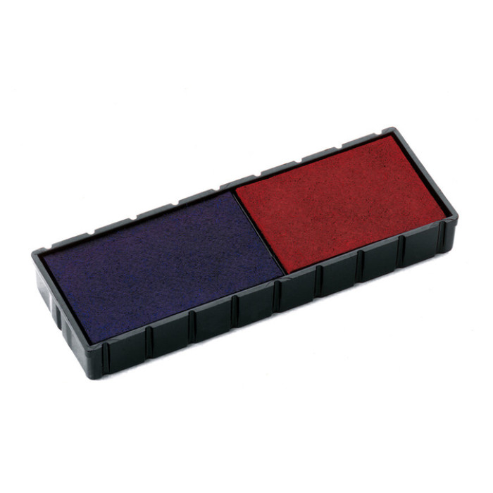 Stempelkussen Colop E/12/2 blauw en rood