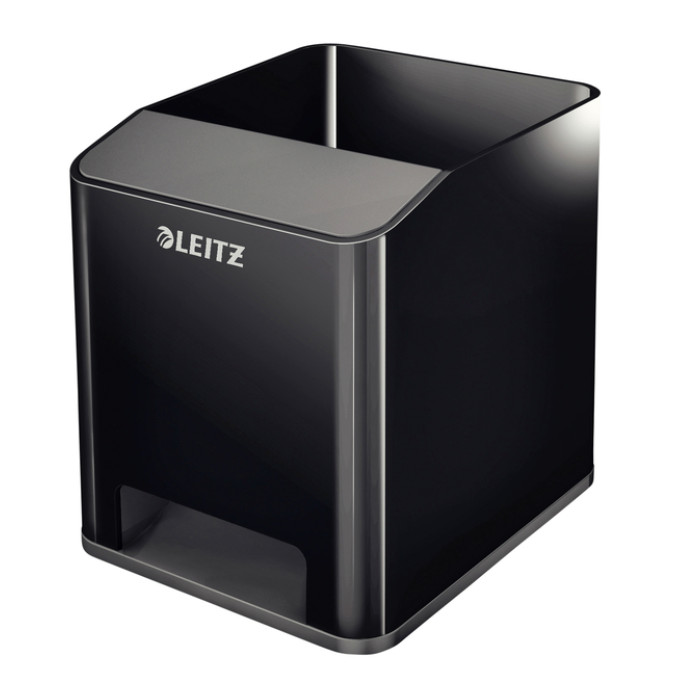 Pennenkoker Leitz Duokleur zwart/grijs