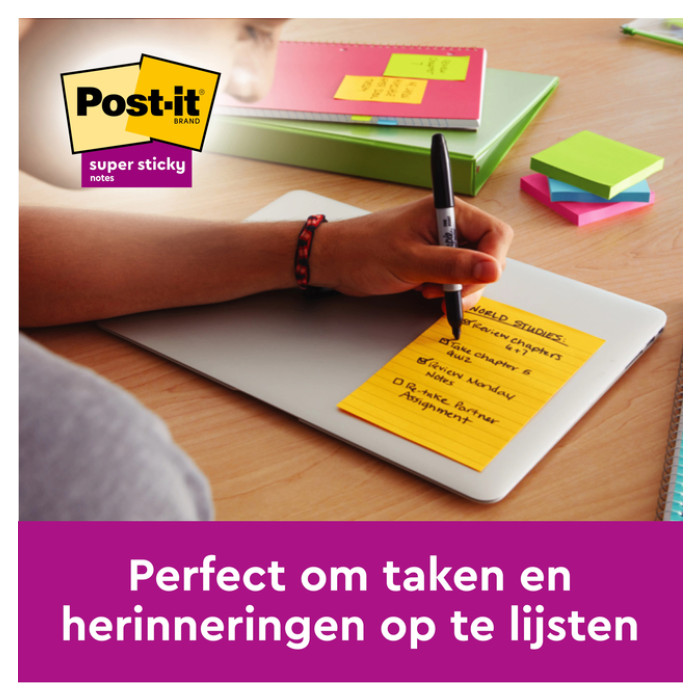 Memoblok Post-it 659 102x152mm geel