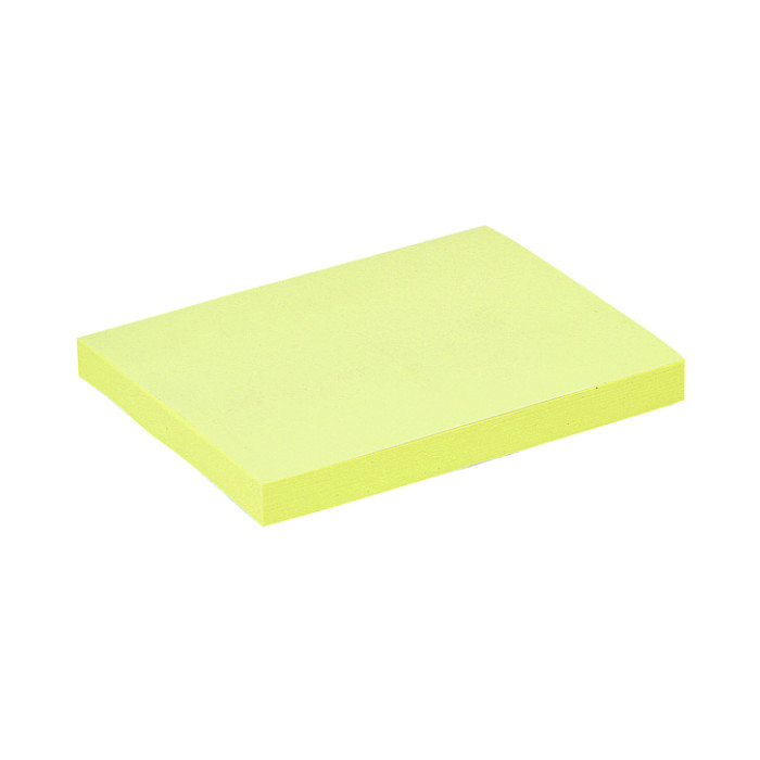Memoblok Quantore 76x101mm geel 100 vel