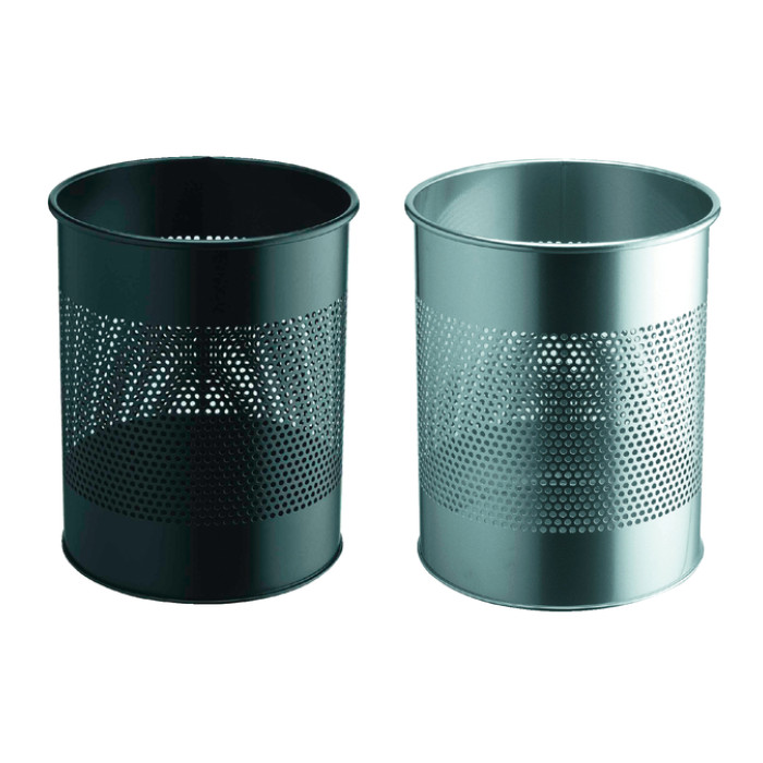 Papierbak Durable 3310-23 15 liter 165mm perforatie zilver