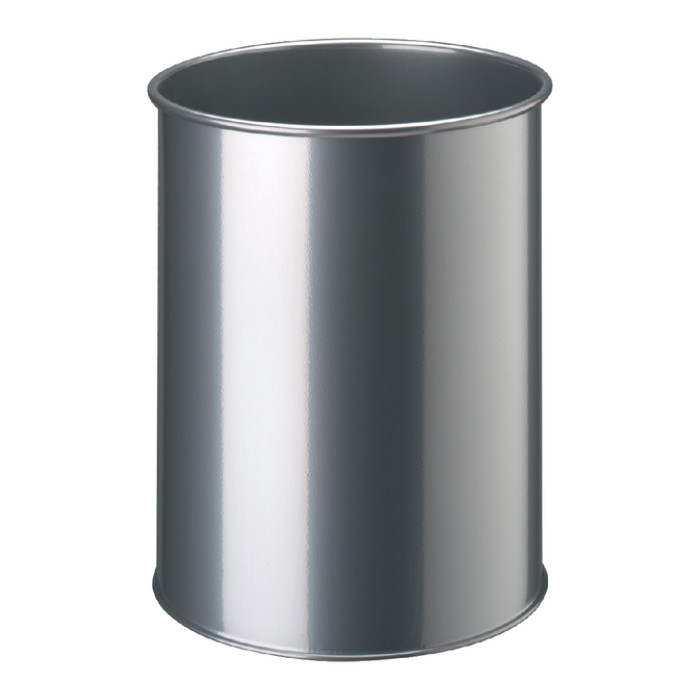 Papierbak Durable 3301-23 15 liter rond zilver