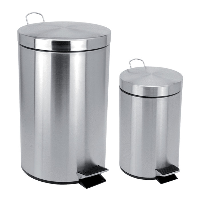 Pedaalemmer V-part 3 liter mat rvs