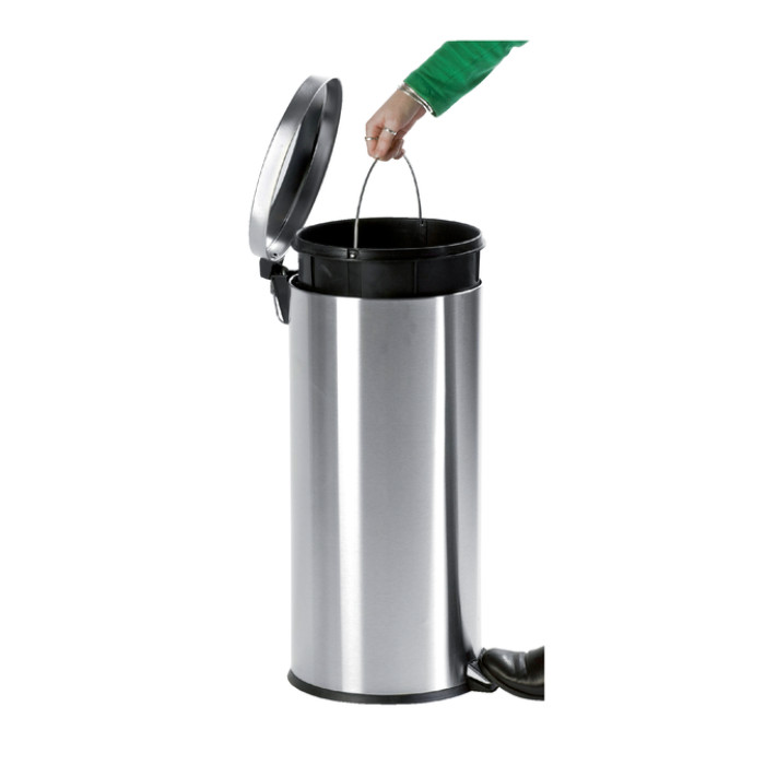 Pedaalemmer V-part 12 liter mat rvs