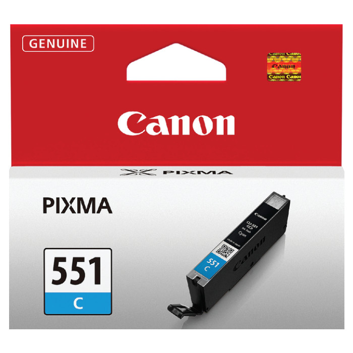Inktcartridge Canon CLI-551 blauw