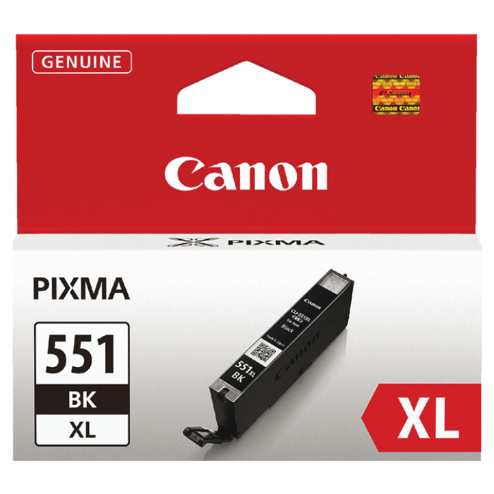 Inktcartridge Canon CLI-551XL zwart