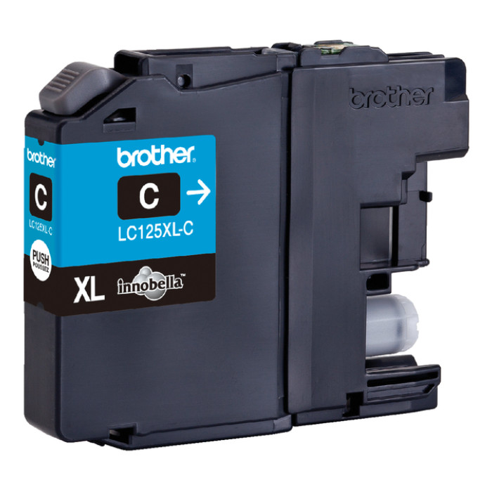 Inktcartridge Brother LC-125XLC blauw