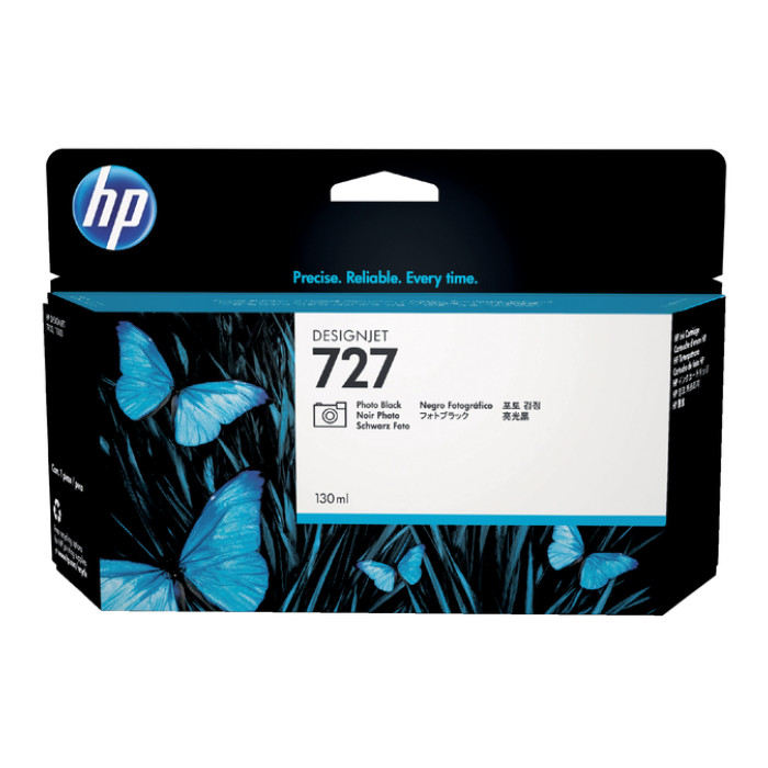 Inktcartridge HP B3P23A 727 foto zwart