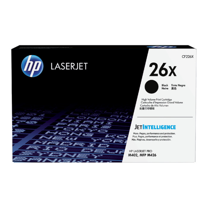 Tonercartridge HP CF226X 26X zwart