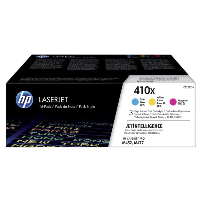 Tonercartridge HP CF252XM 410X 3 kleuren