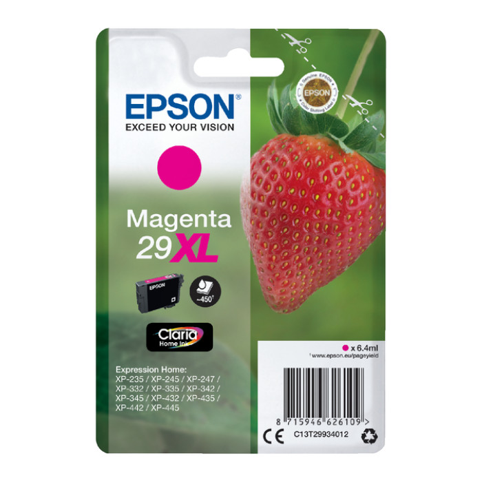 Inktcartridge Epson 29XL T2993 rood