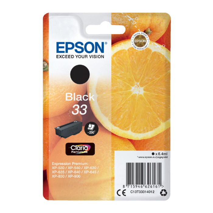 Inktcartridge Epson 33 T3331 zwart