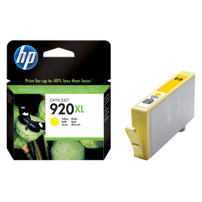 Inktcartridge HP CD974AE 920XL geel
