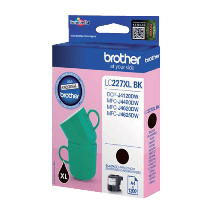 Inktcartridge Brother LC-227XLBK zwart