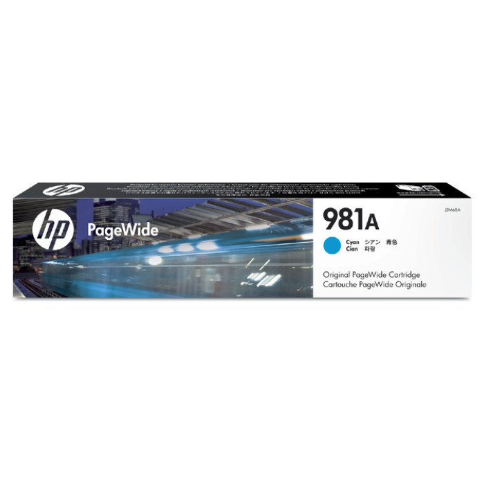 Inktcartridge HP J3M68A 981A blauw