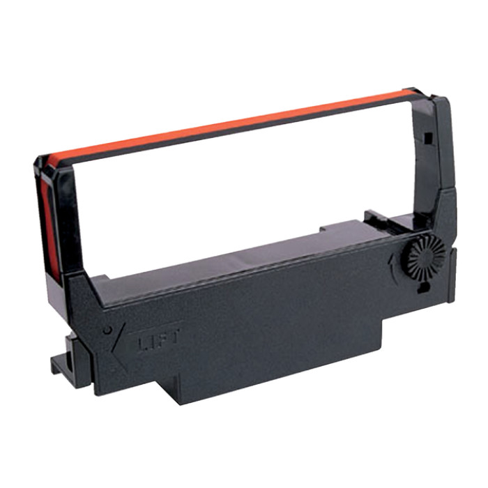 Lint Epson S015245 voor ERC38 nylon zwart/rood