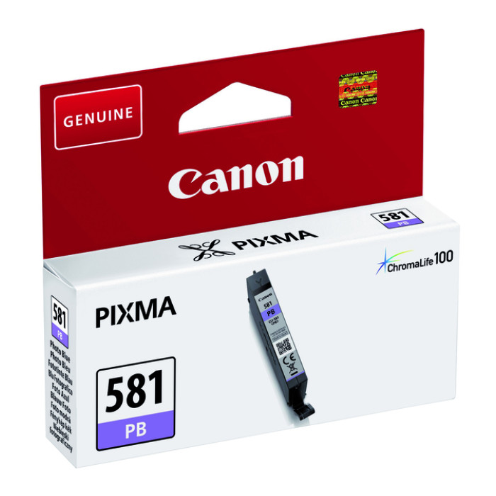 Inktcartridge Canon CLI-581 foto blauw