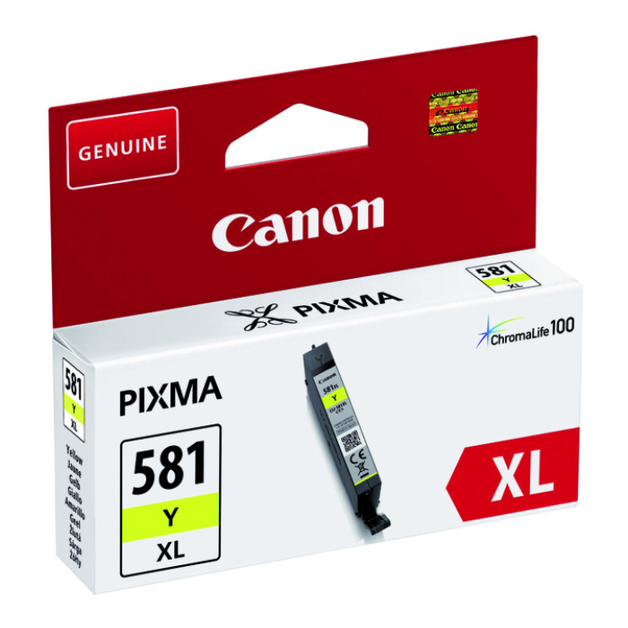 Inktcartridge Canon CLI-581XL geel