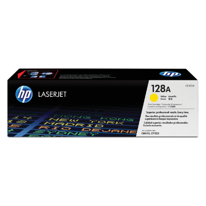 Tonercartridge HP CE322A 128A geel