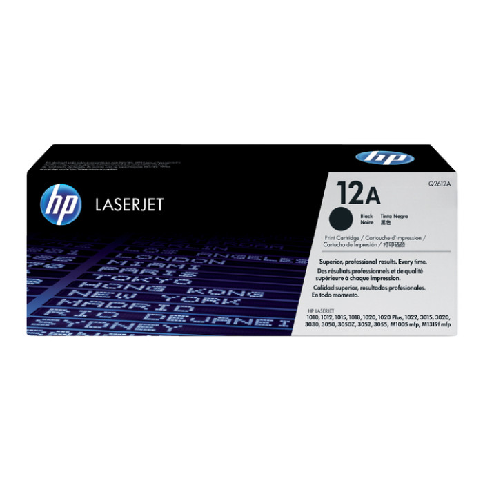 Tonercartridge HP Q2612A 12A zwart