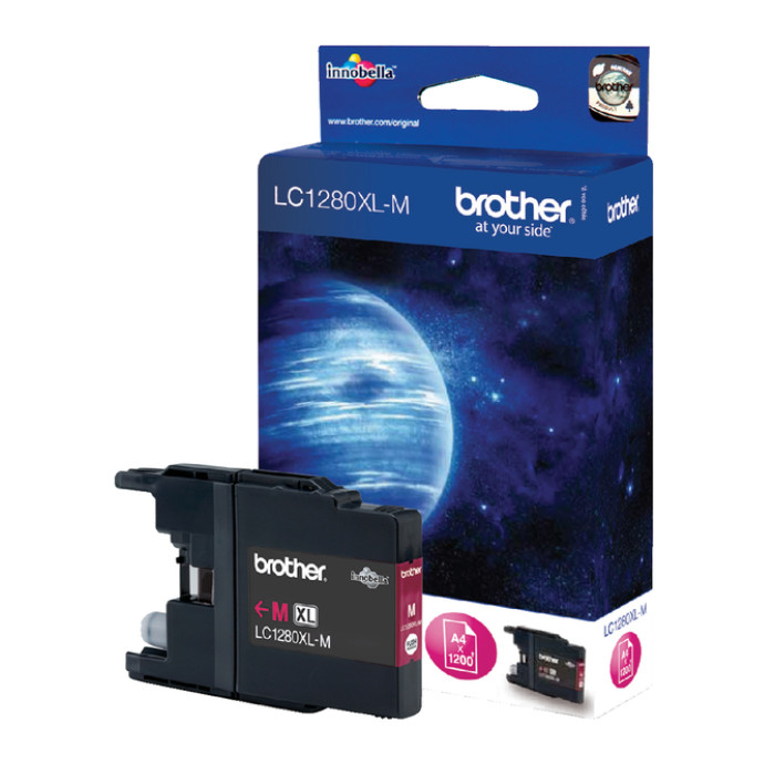 Inktcartridge Brother LC-1280XLM rood