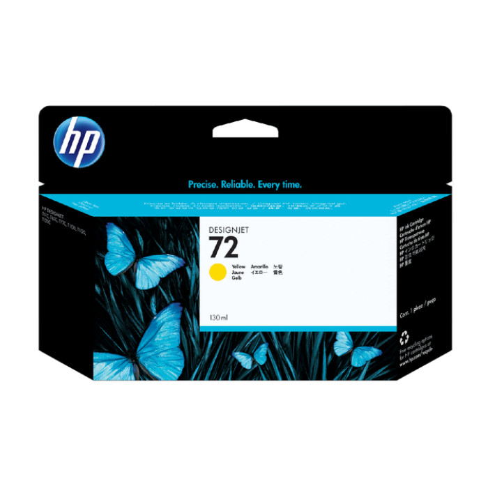 Inktcartridge HP C9373A 72 geel