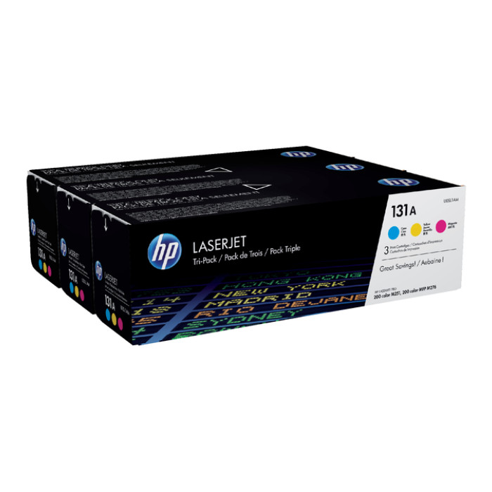Tonercartridge HP U0SL1AM 131A 3 kleuren